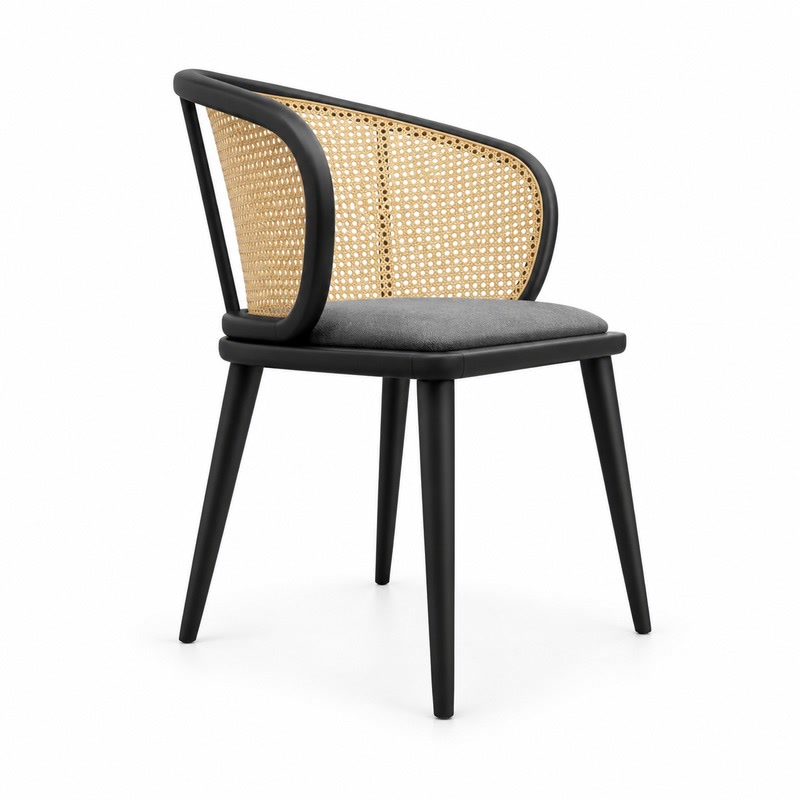 FZ Ash Wood Dining Chair, front product view