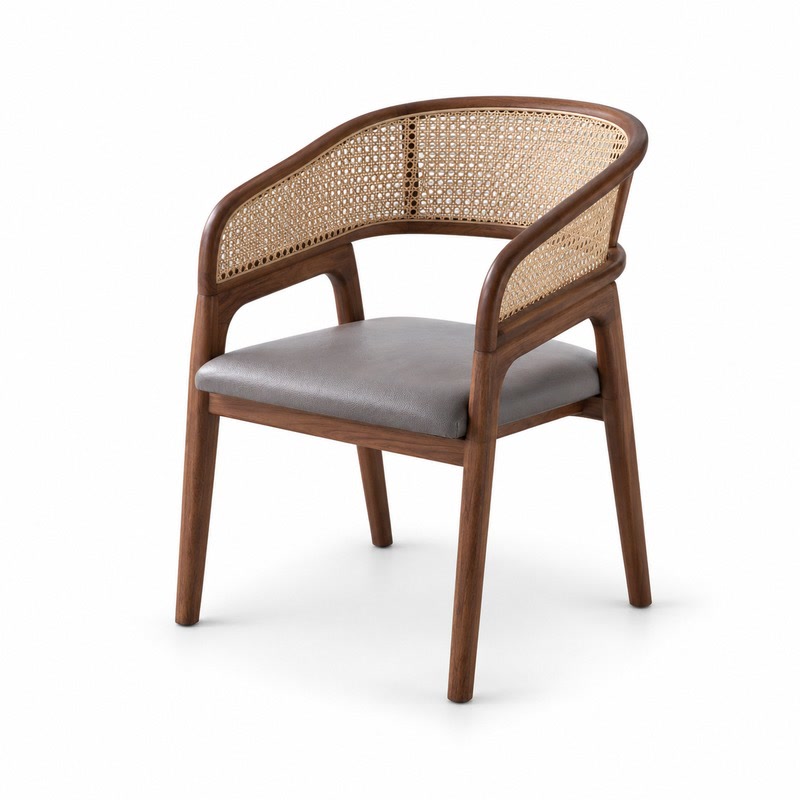 FZ Ash Wood Dining Chair, front product view