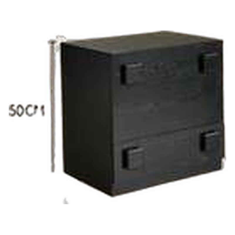 FZ Ash Wood Storage Cabinet, front product view