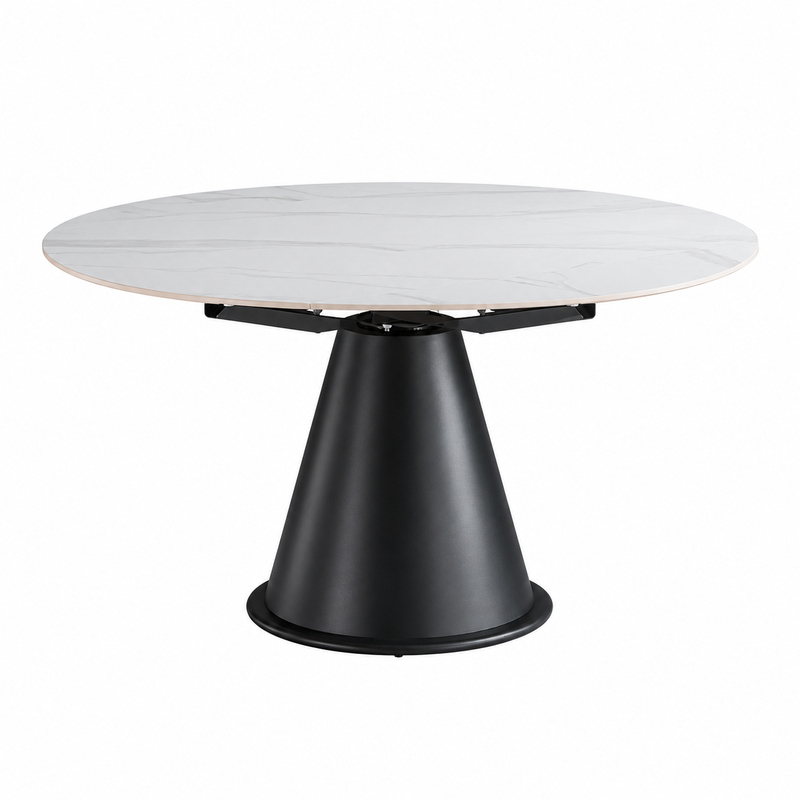 BAKA Dining Table Model 607 — Trumpet Base Dining Table 607 Trumpet Base front product view
