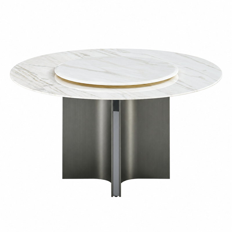 BAKA Dining Table Model 6346 With Turntable front product view