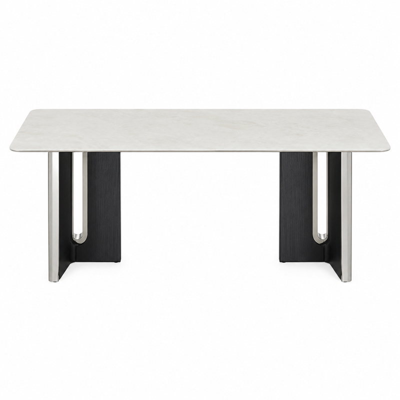 BAKA Dining Table Model 6386 Standard configuration front product view