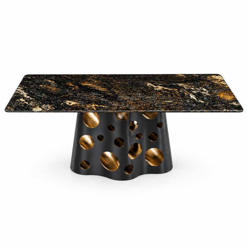 BAKA Dining Table Model 6605 Standard configuration front product view