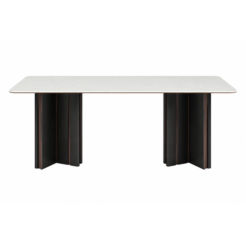 BAKA Dining Table Model 6697 Standard configuration front product view