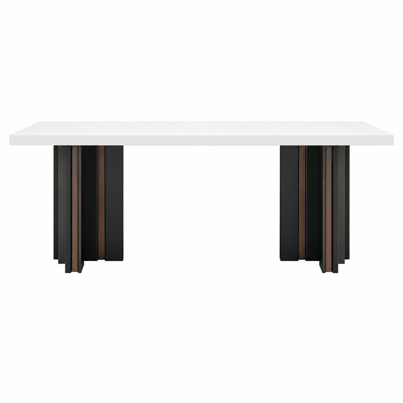 BAKA Dining Table Model 6697A Standard configuration front product view