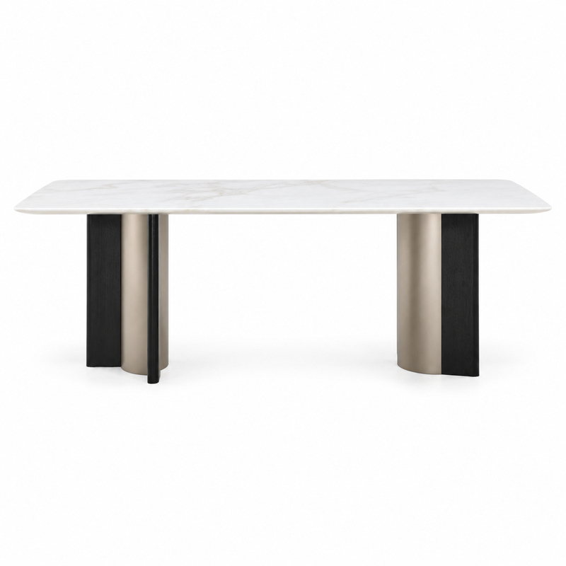 BAKA Dining Table Model 6715 Standard configuration front product view