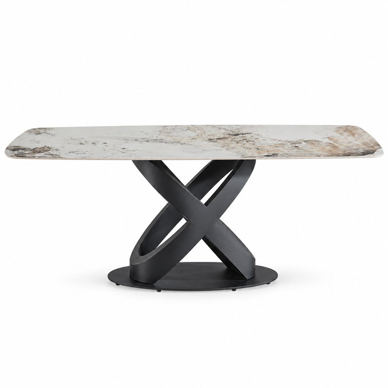 BAKA Dining Table Model 673 Standard configuration front product view