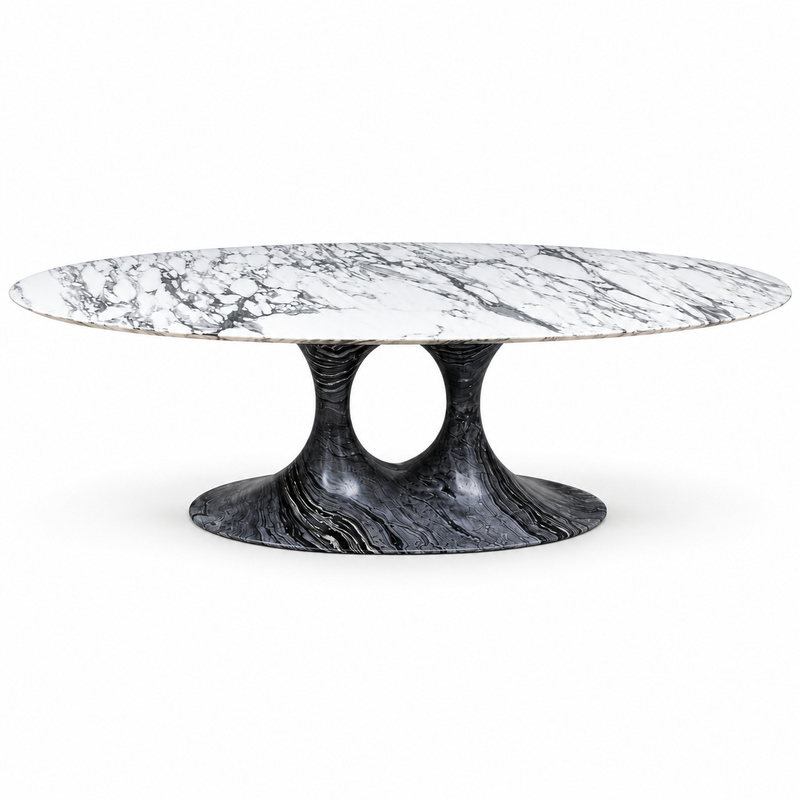 BAKA Dining Table Model 6802 Standard configuration front product view