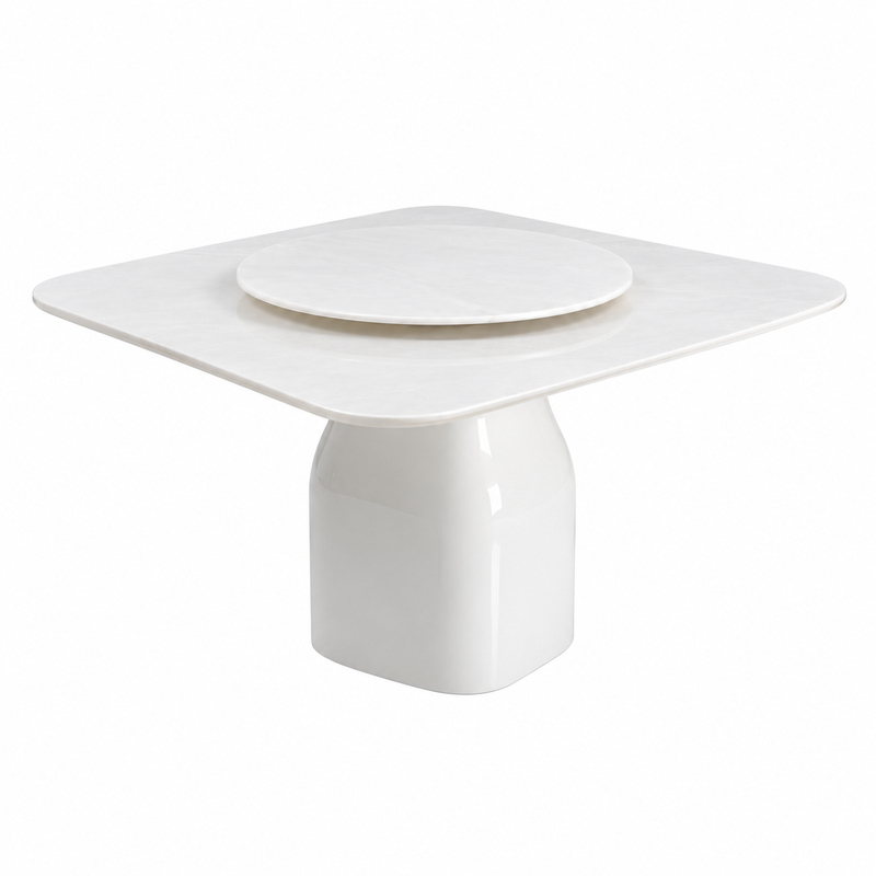 BAKA Dining Table Model 6812 Square Left 45° view