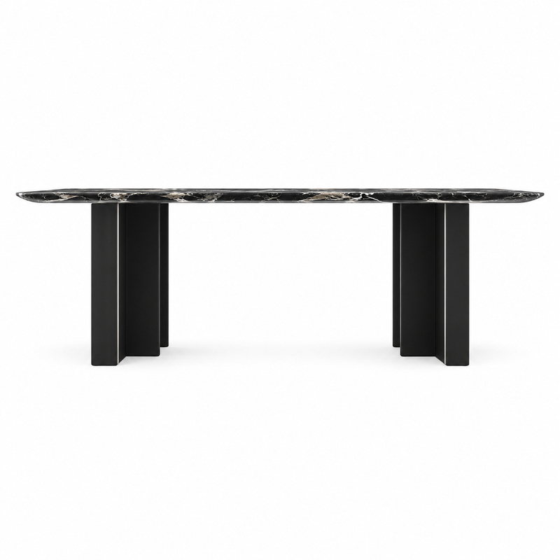 BAKA Dining Table Model 6865A Standard configuration front product view