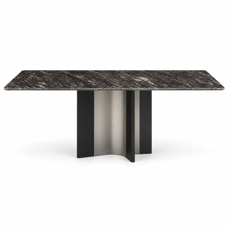 BAKA Dining Table Model 6869 Standard configuration front product view
