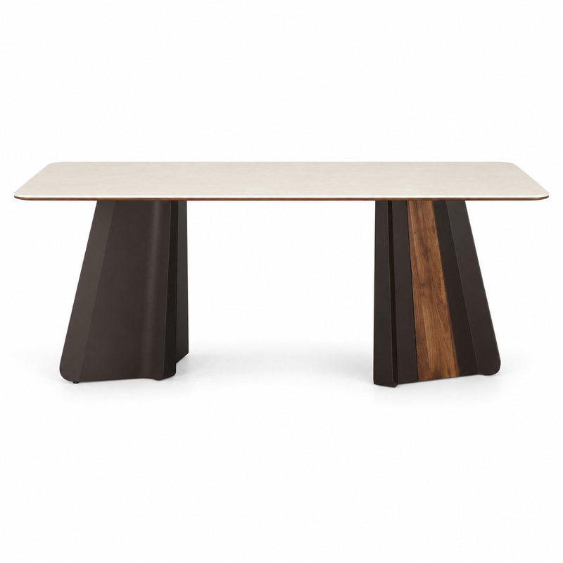 BAKA Dining Table Model 6881 Standard configuration front product view