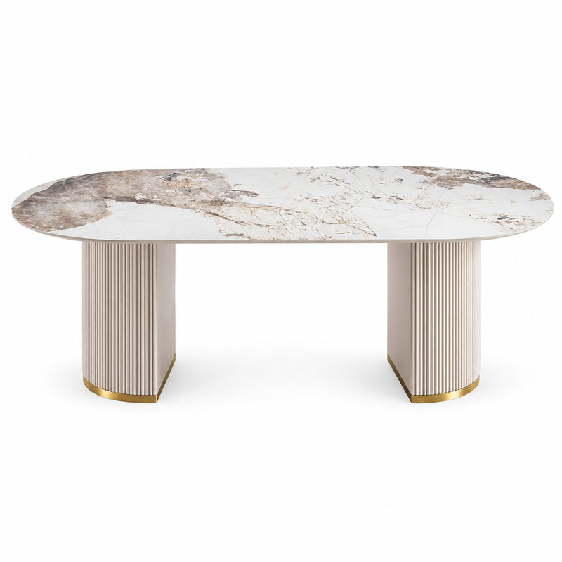 BAKA Dining Table Model 689 Standard configuration front product view