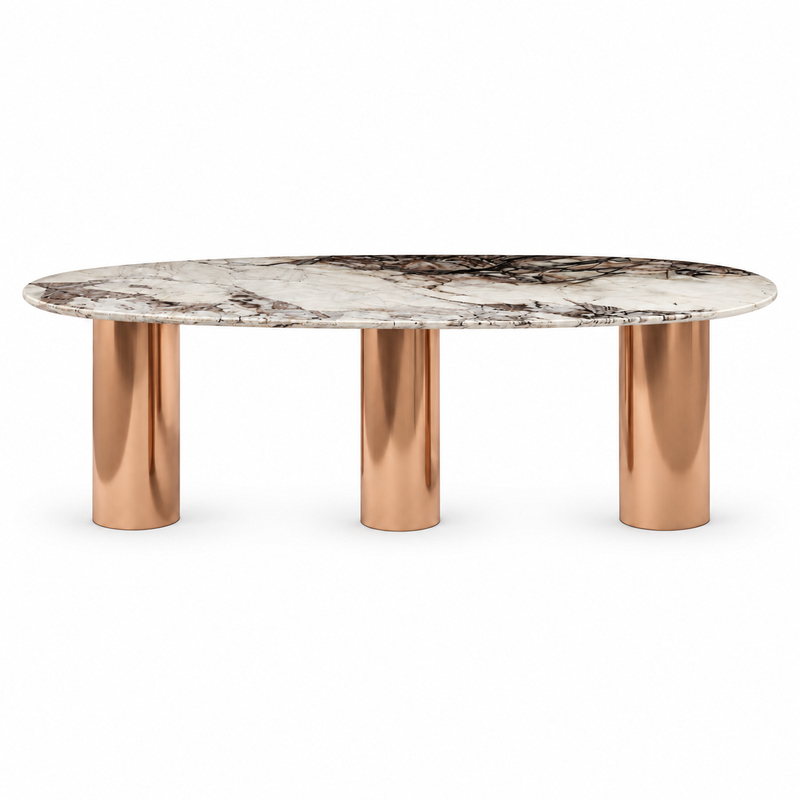 BAKA Dining Table Model 696 Standard configuration front product view