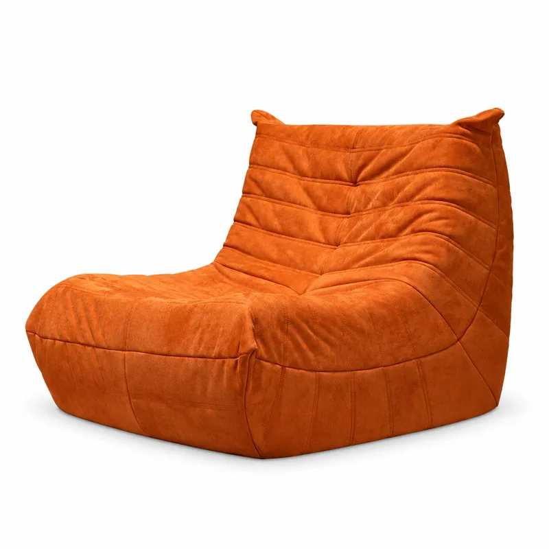 Caterpillar Style Sofa, front product view