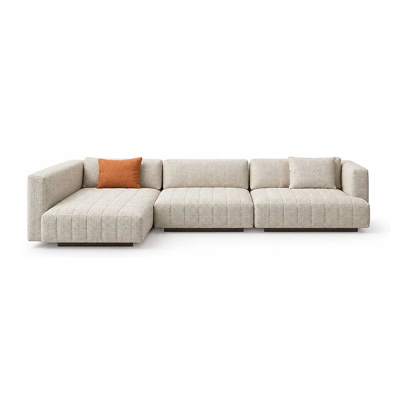 Chocolate Modular Sofa, front product view