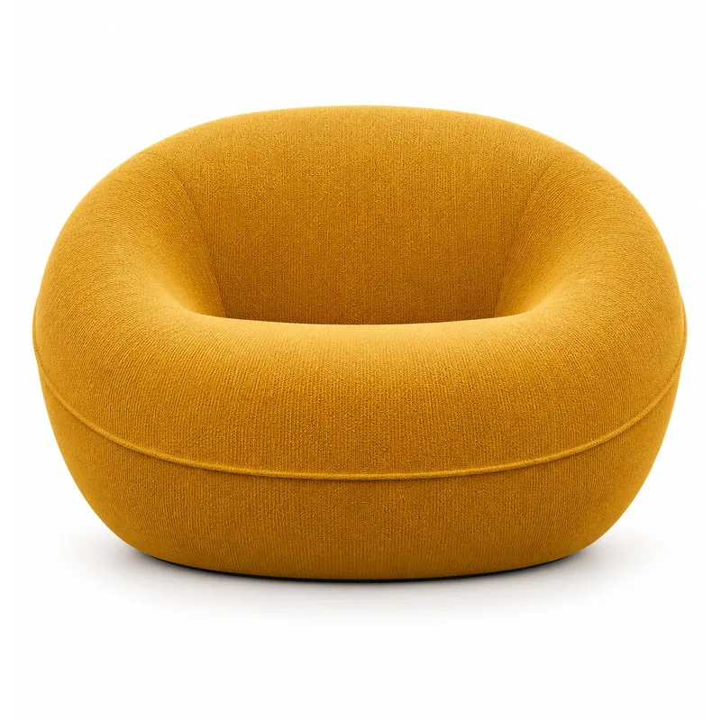 Dumpling Lounge Chair, front product view