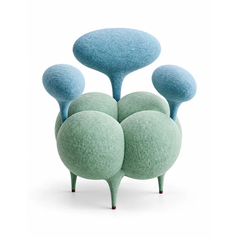 Grand Balloon Lounge Chair, front product view
