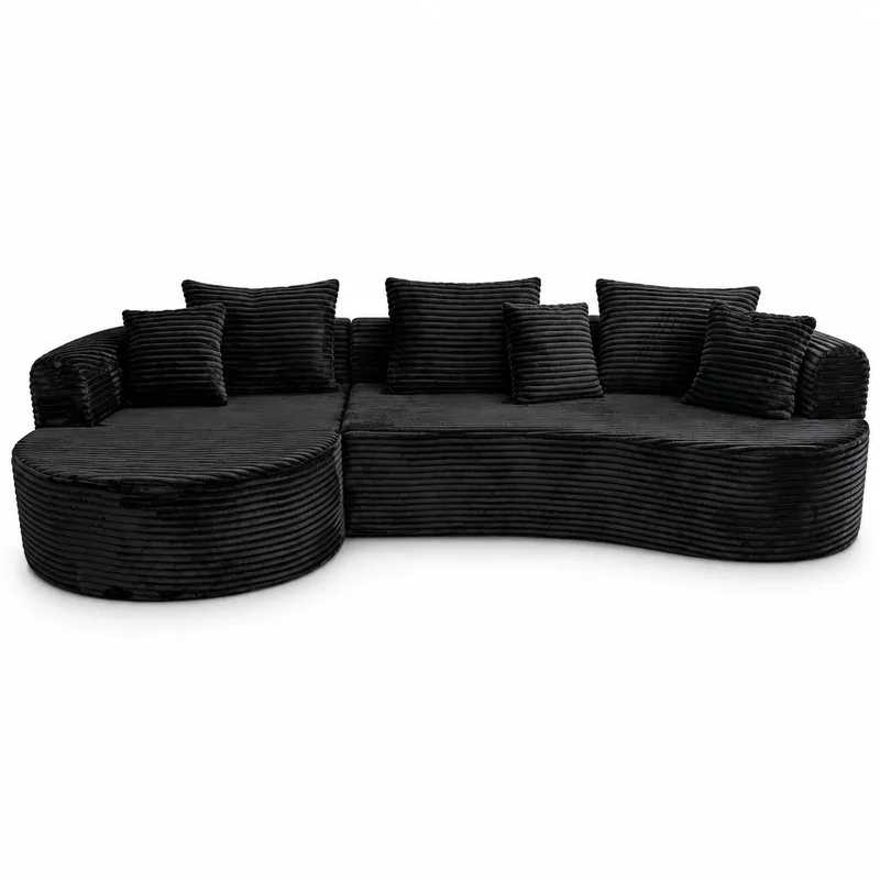 High Molecular Foam Modular Sectional Sofa, front product view