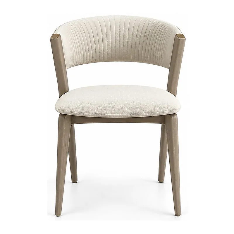 Italian Light Luxury Dining Chair, front product view