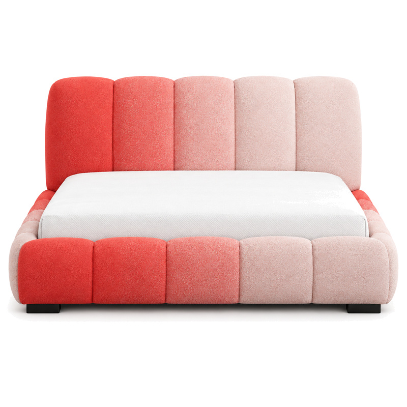 Jiani B8592 Upholstered Bed, front product view