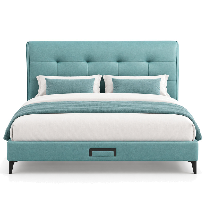 Jiani B8618 Upholstered Bed, front product view