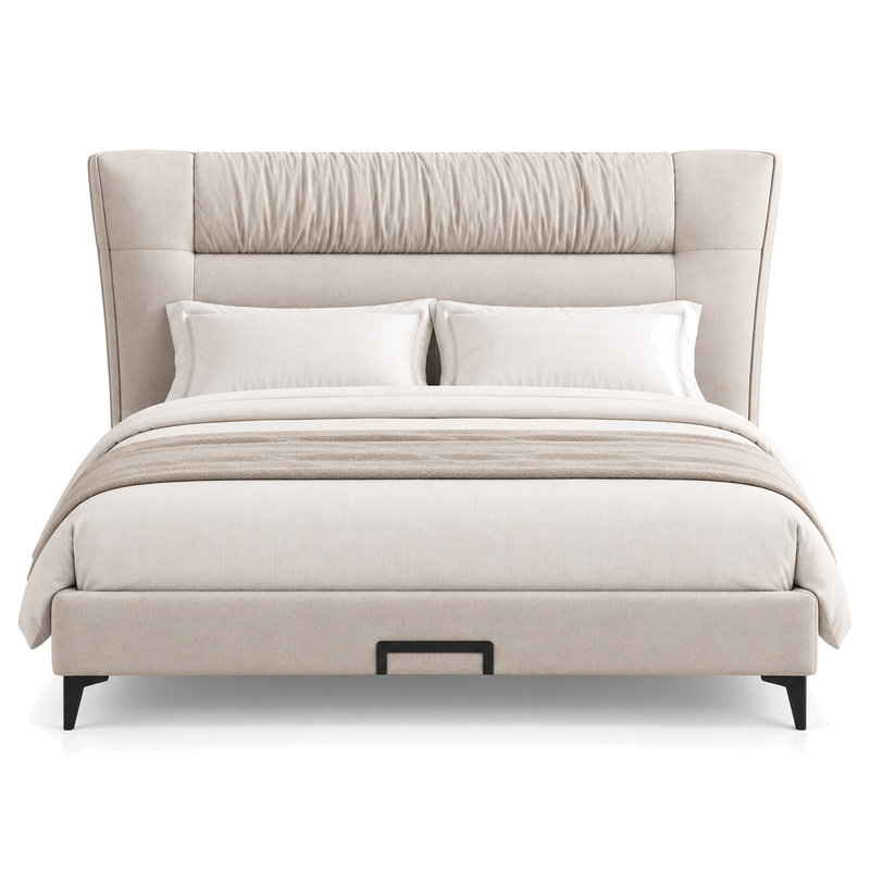 Jiani B8622 Upholstered Bed, front product view