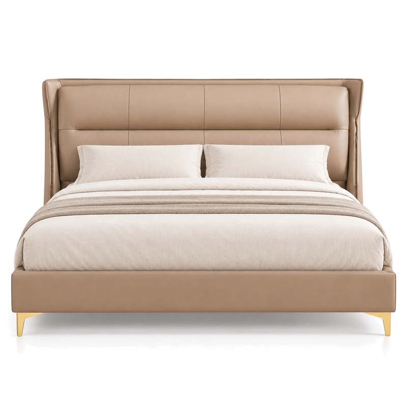 Jiani C2005 Upholstered Bed, front product view