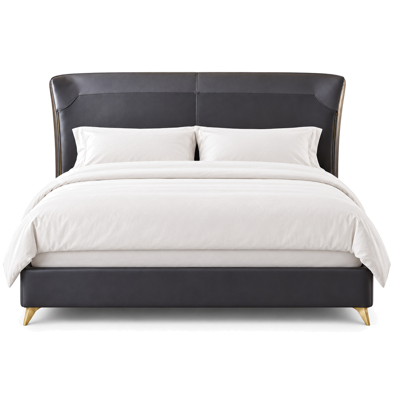 Jiani C2033 Upholstered Bed, front product view