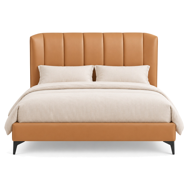 Jiani C2052 Upholstered Bed, front product view