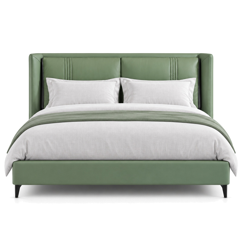 Jiani C2053 Upholstered Bed, front product view