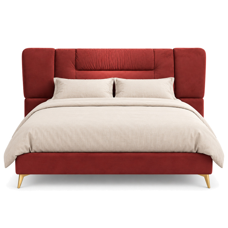 Jiani C2060 Upholstered Bed, front product view