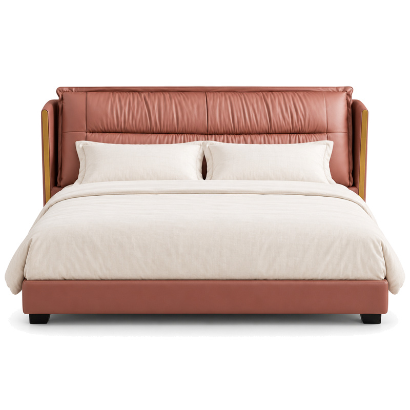 Jiani C2063 Upholstered Bed, front product view