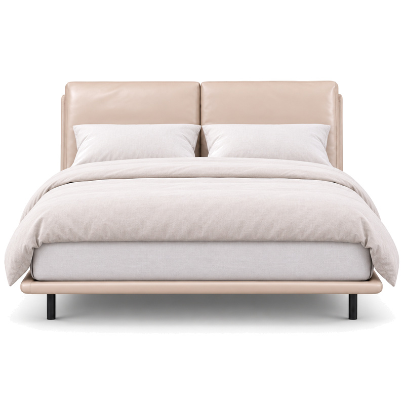 Jiani C2065 Upholstered Bed, front product view
