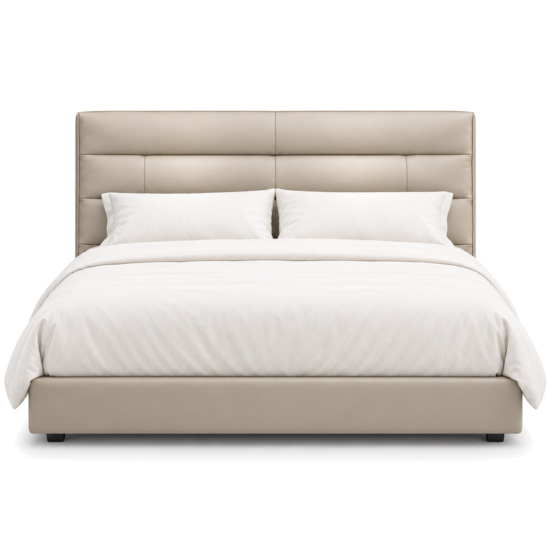 Jiani C2066 Upholstered Bed, front product view