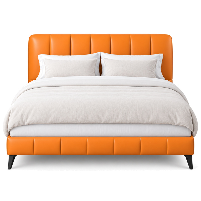 Jiani C2069 Upholstered Bed, front product view