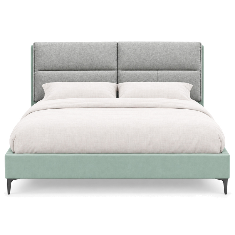 Jiani C2081 Upholstered Bed, front product view