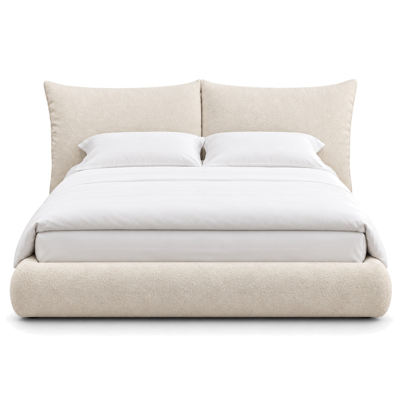 Jiani G9192 Upholstered Bed, front product view