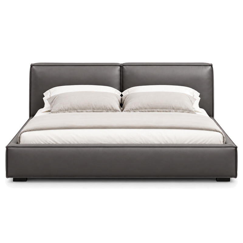 Jiani G9201 Upholstered Bed, front product view