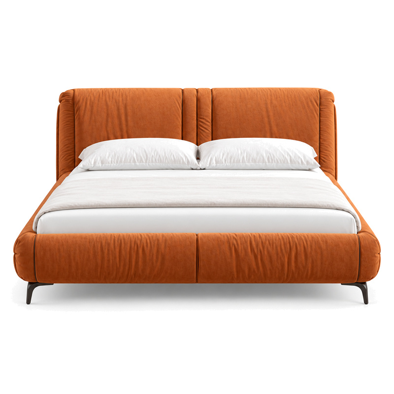 Jiani G9205 Upholstered Bed, front product view