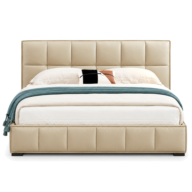 Jiani G9215 Upholstered Bed, front product view