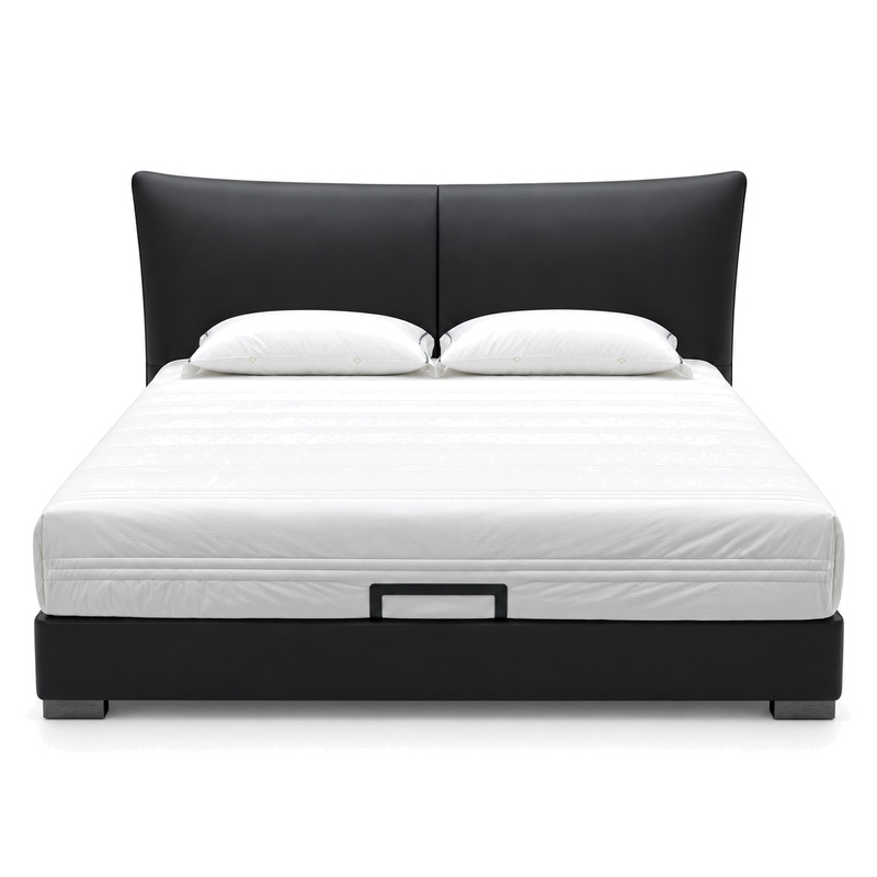 Jiani G9216齐边 Upholstered Bed, front product view