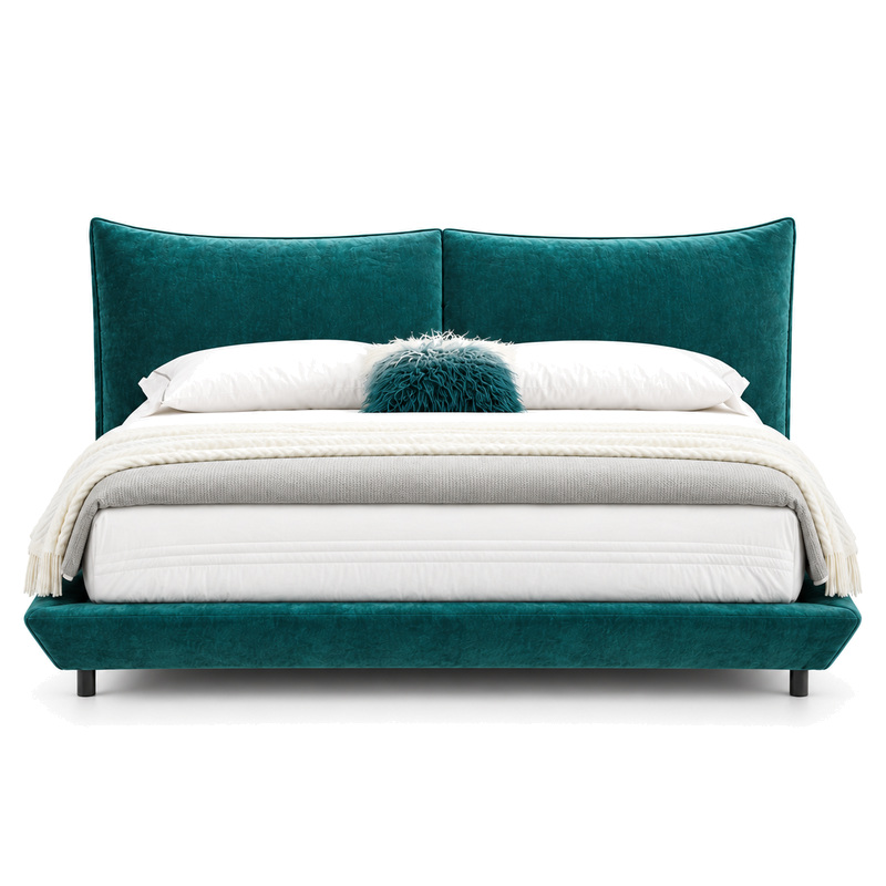 Jiani G9218 Upholstered Bed, front product view