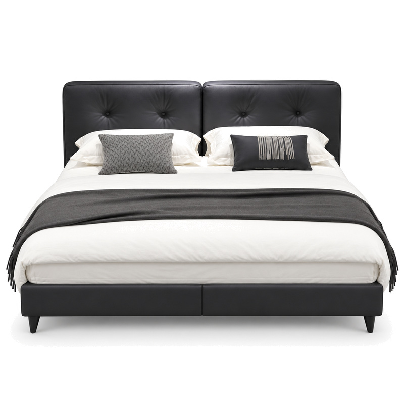Jiani G9221 Upholstered Bed, front product view