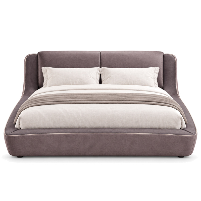 Jiani P8286 Upholstered Bed, front product view
