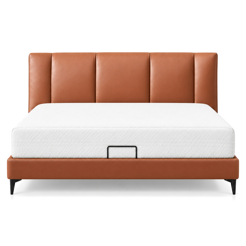Jiani P8558-1 Upholstered Bed, front product view