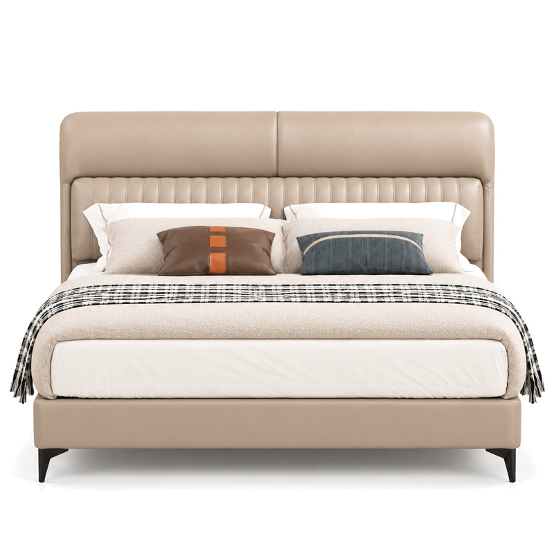 Jiani P8562-1 Upholstered Bed, front product view