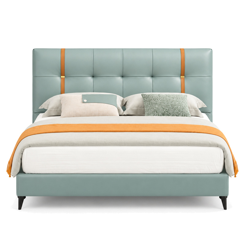Jiani P8606 Upholstered Bed, front product view