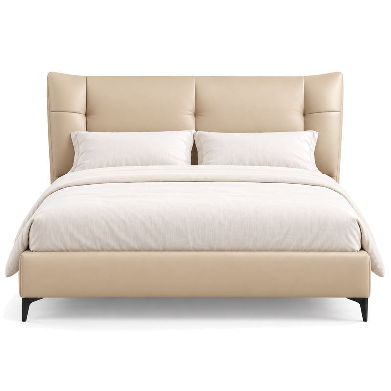 Jiani P8615 Upholstered Bed, front product view