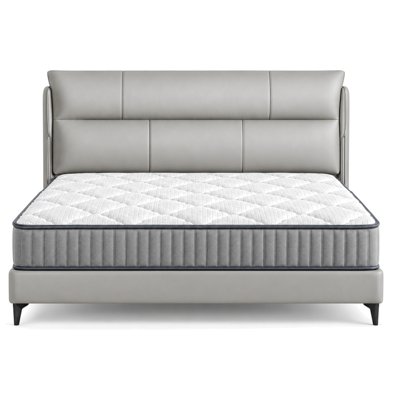 Jiani P8630 Upholstered Bed, front product view
